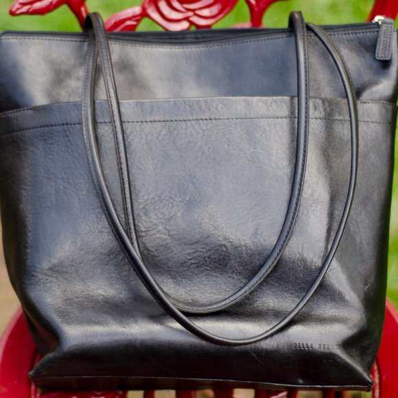 Wilson Leather Black Tote - Picture 2 of 5
